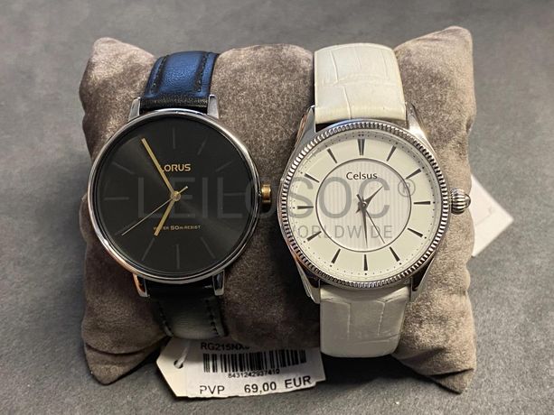 Relógios CELSUS e LORUS