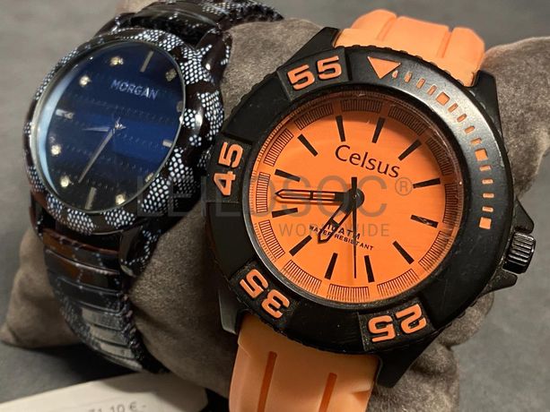 Relógios MORGAN e CELSUS