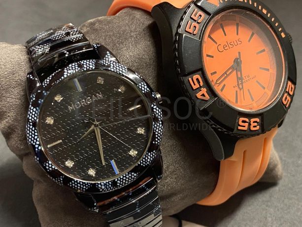 Relógios MORGAN e CELSUS