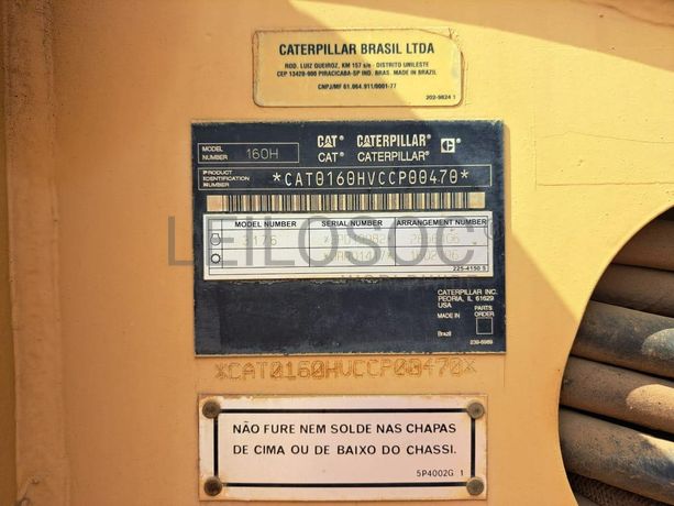 Motoniveladoras (20 T) CATERPILLAR 160 H