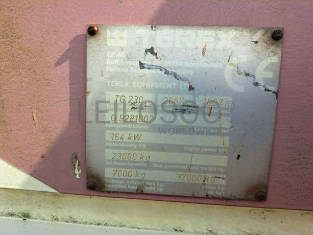 Motoniveladora Terex TG 230 · Samba Caju