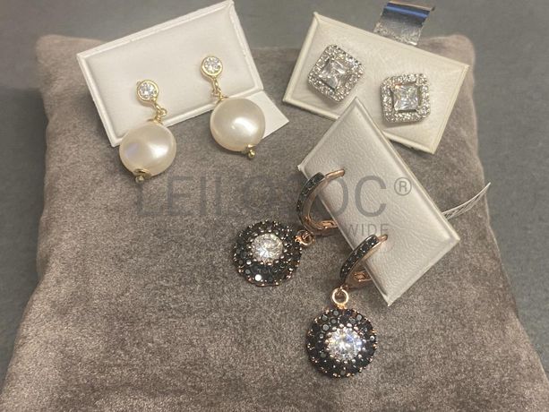 Brincos em prata e outros materiais