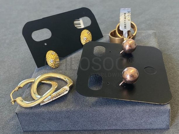 Brincos em prata e outros materiais