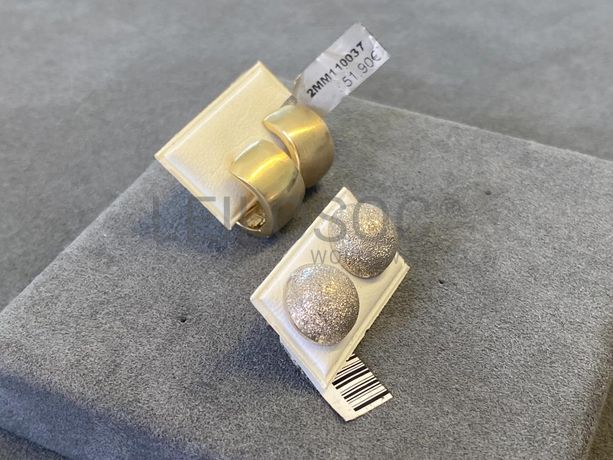 Brincos em prata e outros materiais