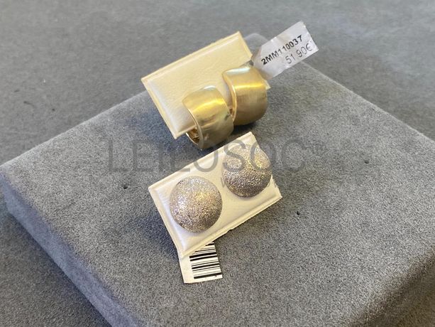 Brincos em prata e outros materiais