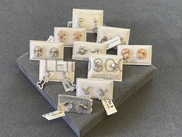 Brincos em prata e outros materiais