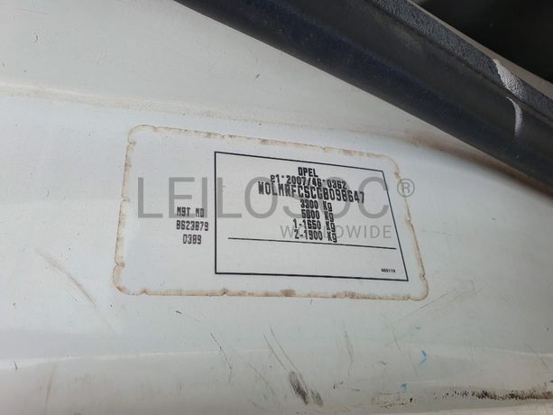 Opel Movano 2.3 CDTI · Ano 2016