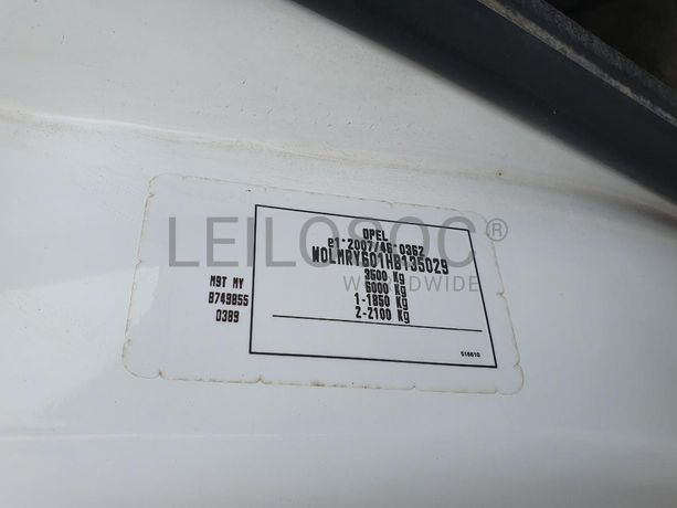 Opel Movano 2.3 CDTI · Ano 2017