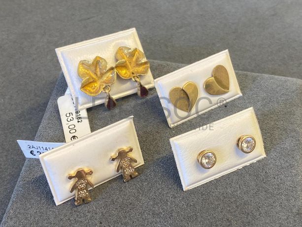 Brincos em prata e outros materiais