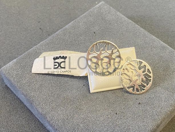 Brincos em prata e outros materiais