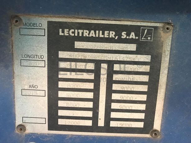 Semirreboque Lecitrailer Plata 3E-RS · Ano 2015