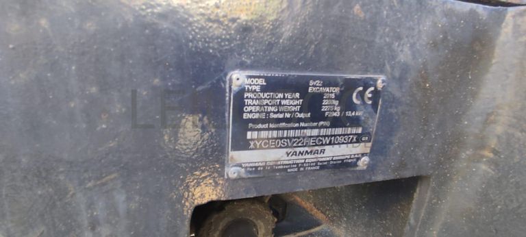 Mini Giratória Yanmar