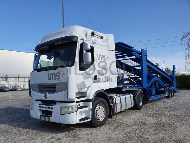 Trator Renault + Reboque Porta Veículos Janhel