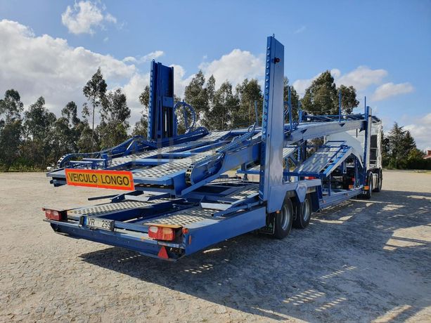 Trator Renault + Reboque Porta Veículos Janhel