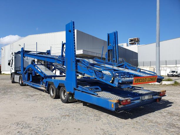 Trator Renault + Reboque Porta Veículos Janhel