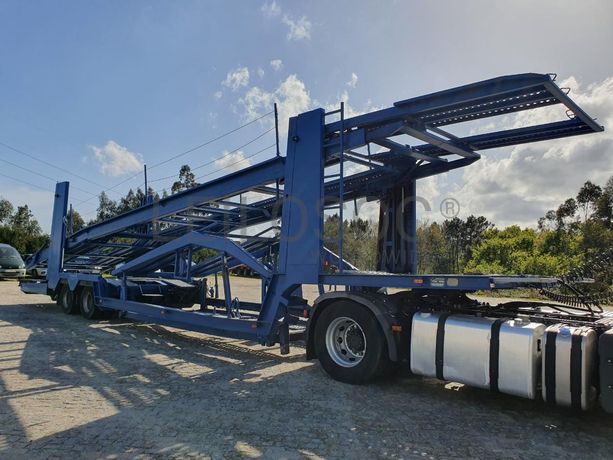 Trator Renault + Reboque Porta Veículos Janhel