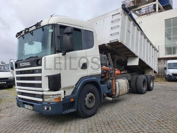 Scania 360 com Grua Atlas · Ano 1998