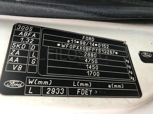 Ford Transit Kombi 2.0 · Ano 2001