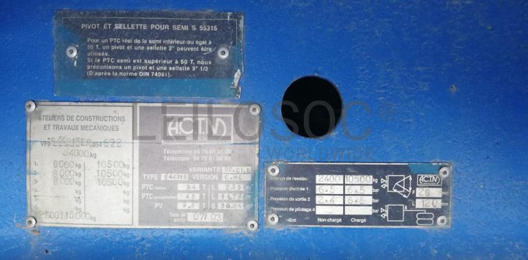 Porta-Máquinas ACTM 3 Eixos · Ano 2004