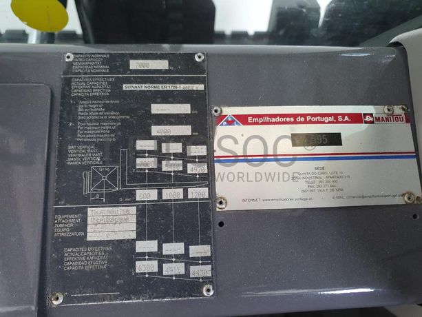 Empilhador Manitou MC70 · Ano 2005