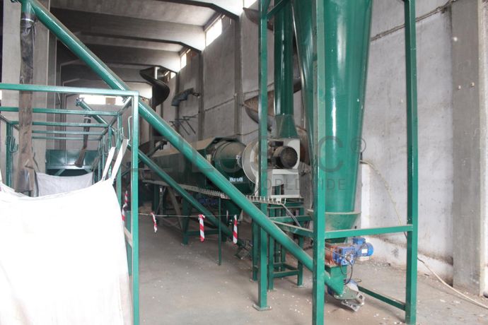 Linha de limpeza e secagem de caroço de azeitona FN15